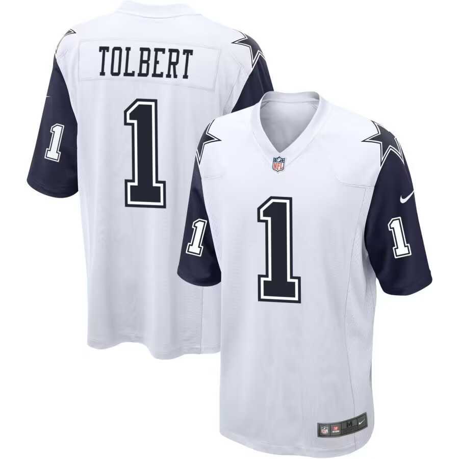 Men & Women & Youth Dallas Cowboys #1 Jalen Tolbert Color Rush Vapor Limited Jersey